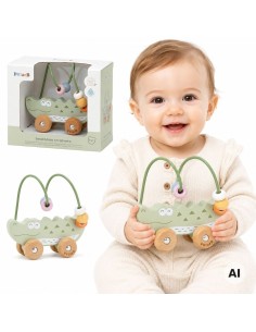 The charming Viga Crocodile bead maze – education and fun for toddlers