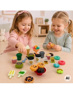Sweets Set for Children Desserts Ice Cream Cafe Shop WOOPIE 30pcs 2