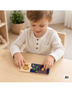 VIGA Logic Puzzle with Animals - Educational Puzzle for Children 2