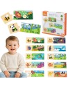 VIGA Logic Puzzle with Animals - Educational Puzzle for Children