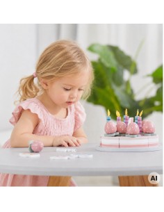 Wooden Cake Birthday Cake VIGA PolarB – Educational Toy 2