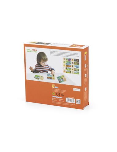 VIGA Logik-Puzzle mit Tieren - Pädagogisches Puzzle für Kinder