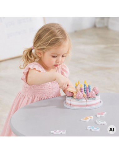 Wooden Cake Birthday Cake VIGA PolarB – Educational Toy