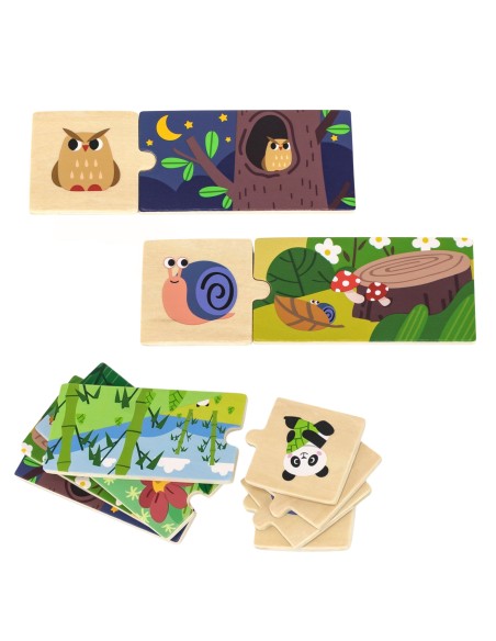 VIGA Logic Puzzle with Animals - Educational Puzzle for Children