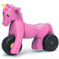 Feber Running Pink Unicorn on Wide Wheels