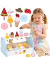 Wooden Ice Cream Parlor Viga Ice Cream Shop - Development and Fun for Children!