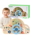 Tooky Toy Car Control Panel - Wooden Steering Wheel