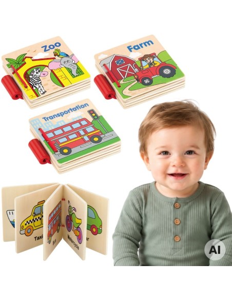 VIGA Mano pirmoji medinė knygelė – puiki dovana!