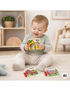 VIGA My First Wooden Book - Perfect for a Gift! 2
