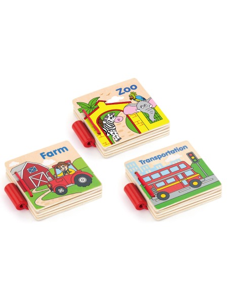 VIGA My First Wooden Book - Perfect for a Gift!
