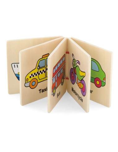 VIGA My First Wooden Book - Perfect for a Gift!