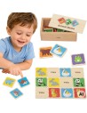 Holz-Memoryspiel Memo Tierchen Viga | Lernspielzeug