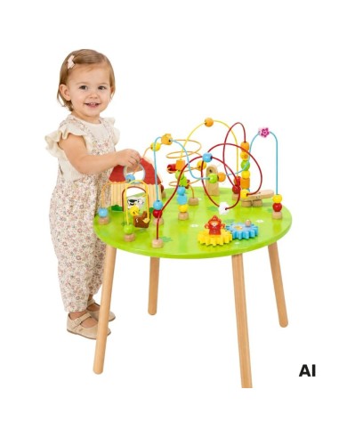 Wooden Sensory Educational Table Interlaced. Mula