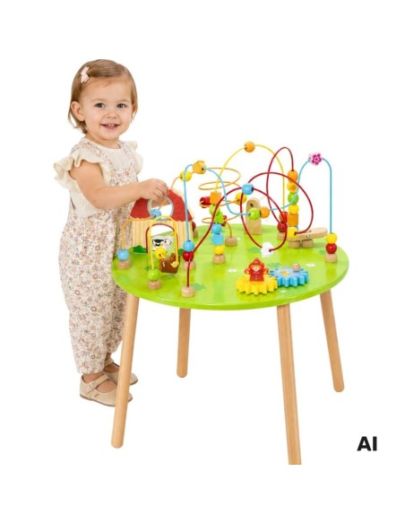 Wooden Sensory Educational Table Interlaced. Mula