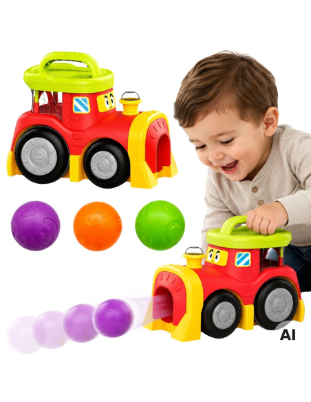 Woopie Baby Interactive Ball Train - Light and Sound