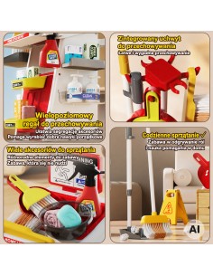 Children's cleaning trolley with vacuum cleaner and mop Little Helper 2