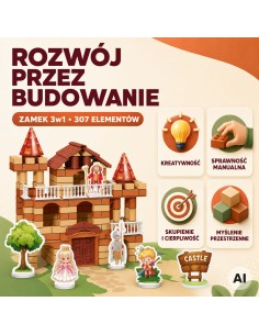Brick Castle 3 in 1 307 pcs Construction Set 2