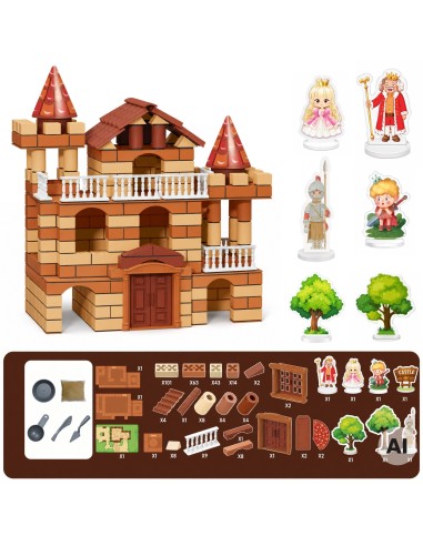 Brick Castle 3 in 1 307 pcs Construction Set