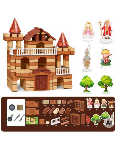 Brick Castle 3 in 1 307 pcs Construction Set