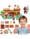 WOOPIE Castle Construction Set 273 pcs - Building with Bricks
