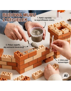 WOOPIE Castle Construction Set 273 pcs - Building with Bricks 2