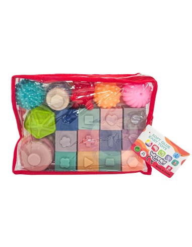 WOOPIE soft sensory blocks - set of 23 pieces