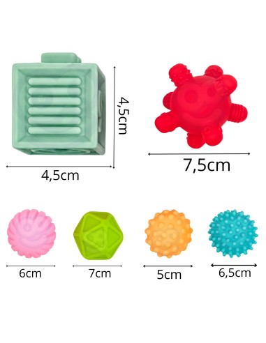 WOOPIE soft sensory blocks - set of 23 pieces