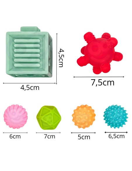 WOOPIE soft sensory blocks - set of 23 pieces