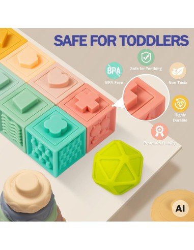 WOOPIE soft sensory blocks - set of 23 pieces