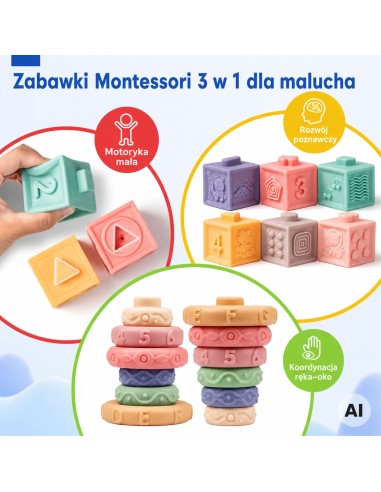 WOOPIE soft sensory blocks - set of 23 pieces