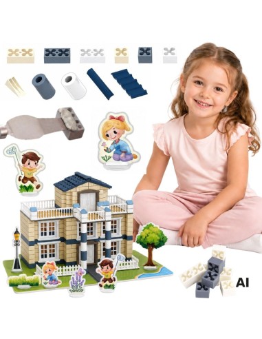 Woopie Residence House Construction Set 311 pcs - toy store