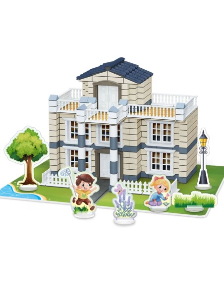 Woopie Residence House Construction Set 311 pcs - toy store