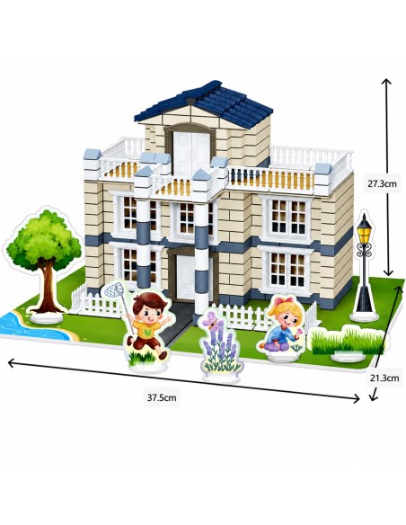 Woopie Residence House Construction Set 311 pcs - toy store