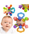WOOPIE BABY 2-in-1 Rattle Teether for Babies - Sensory Toy