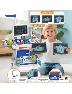 Interactive Little Doctor's Trolley Doctor's Set Accessories ECG X-ray Sound 2
