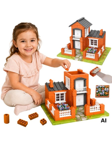 Villa made of bricks 458 elements WOOPIE construction kit