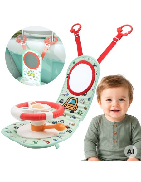WOOPIE BABY Interactive Steering Wheel - Little Driver Set
