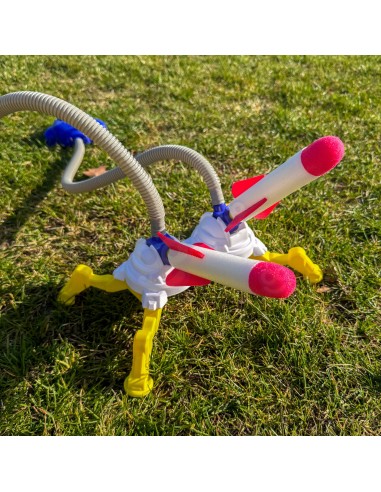 Woopie Double Foam Rocket Launcher 6 pcs Kids Toy