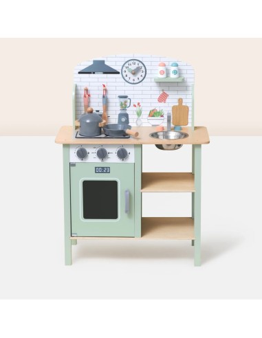 TOOKY TOY wooden kitchen for children - cooking toy
