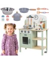 TOOKY TOY wooden kitchen for children - cooking toy