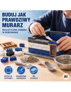 WOOPIE Police Station Brick Construction Set 186 pcs. 2