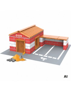Fire Station Construction Set 178 pieces WOOPIE Bricks 2