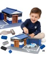 WOOPIE Police Station Brick Construction Set 186 pcs.