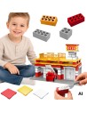 Fire Station Construction Set 140 pieces WOOPIE