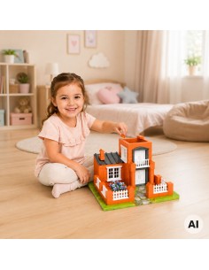 Villa made of bricks 458 elements WOOPIE construction kit 2