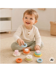 Montessori Shape and Color Sorter CLASSIC WORLD - Puzzle 2