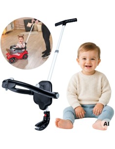 Bobby Car Ride-On Bar with Backrest and Safety