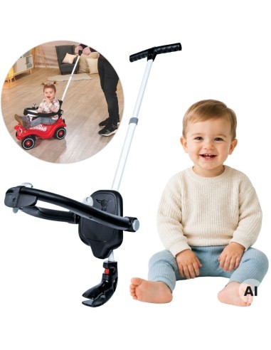 Bobby Car Ride-On Bar with Backrest and Safety