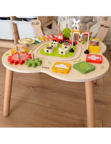 PolarB Viga wooden educational table - a creative Montessori toy