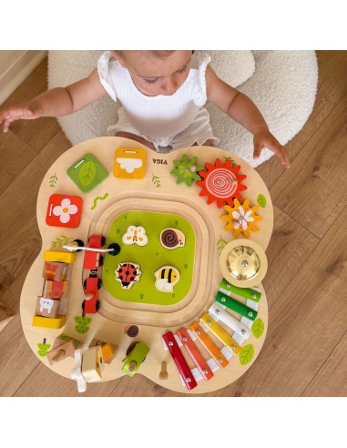 PolarB Viga wooden educational table - a creative Montessori toy